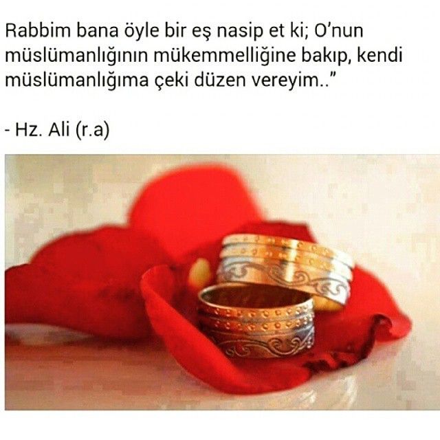 rabbim bana öyle bir eş nasip et ki