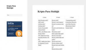 Kripto Para Sözlüğü