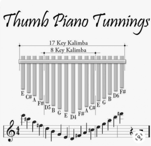 kalimba nota